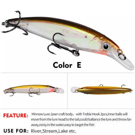 1pc 7g/9cm 14g/11cm 40g/16cm minnow isca de pesca nosiy no corpo isca dura crankbait isca carpa artificial corrico isca enfrentar