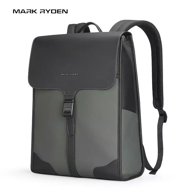Mark Ryden-Mochila impermeável para laptop de grande capacidade para homens, mochilas casuais masculinas, bolsa de viagem de negócios, mochilas escolares de 15,6";;VERDADEIRO;;"MR 1622 BLACK,16 polegadas