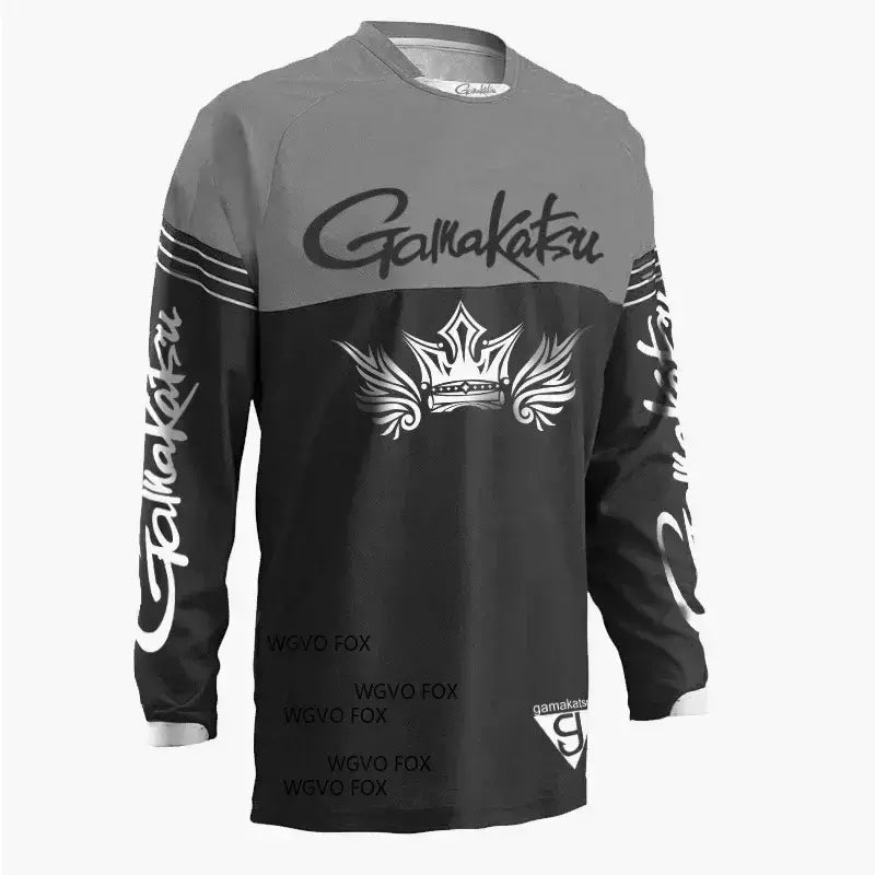Novo verão anti-suor pesca t camisa outroor pesca esportes wear roupas de ciclismo proteção solar respirável camiseta de pesca